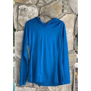 Bright Blue MountainHardwear Hooded Shirt